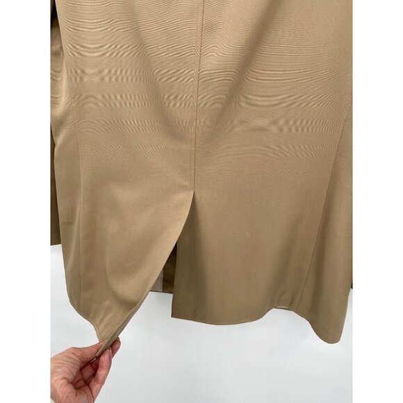 TravelSmith Mens Vintage Tan Microfiber Blazer 40R Tan Net Mesh Lining - Picture 7 of 16